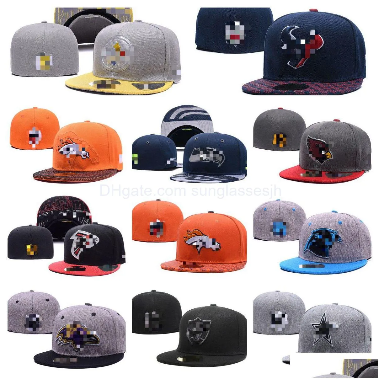 Adjustable Designer Sports Caps - Embroidered Cotton Snapbacks with Team S, Fitted Basketball Hats for Outdoor