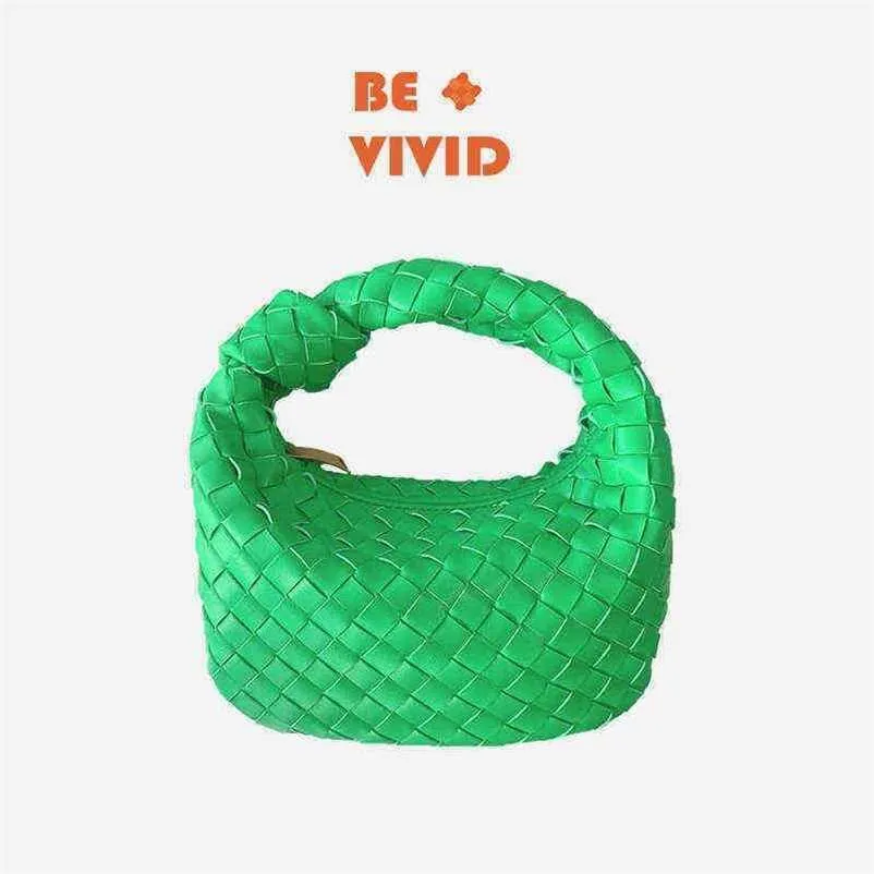 Borsa Venetasbottegas Borse firmate 2023 Bevid Woven Dumpling Borsa in pelle da donna Versatile Jodie Niche Borsa