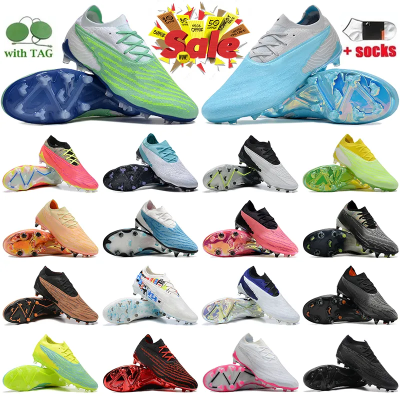 Phantom Gx Elite Fg Tf Soccer Shoes Mens Cleats Turf Trainers Spikes Leather Football Boots Green Yellow White Black Gray Red Blue Sports Shoes