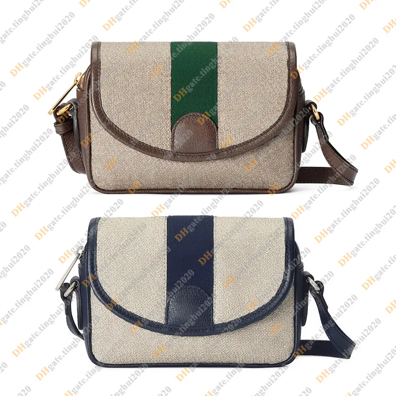 Bolsas unissex designe Ophidiai Mini Mensageiro Crossbody Bolsa de ombro de ombro Mirror 772239 bolsa de bolsa