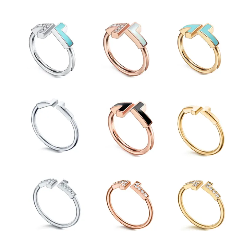 2023 Nieuwe klassiekers Ring Luxe sieraden Trouwringen voor dames heren 18k verguld proces Mode-accessoires Vervagen nooit Niet allergisch Designer Ring met diamant