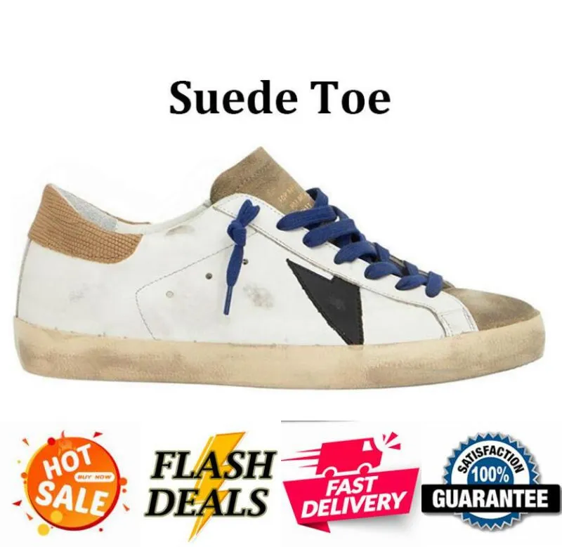 Golden Women Super Designer Schuhe Star Brand Männer Neue Veröffentlichung Italien Sneakers Pincin Classic White Do Old Dirty Casual Schuh