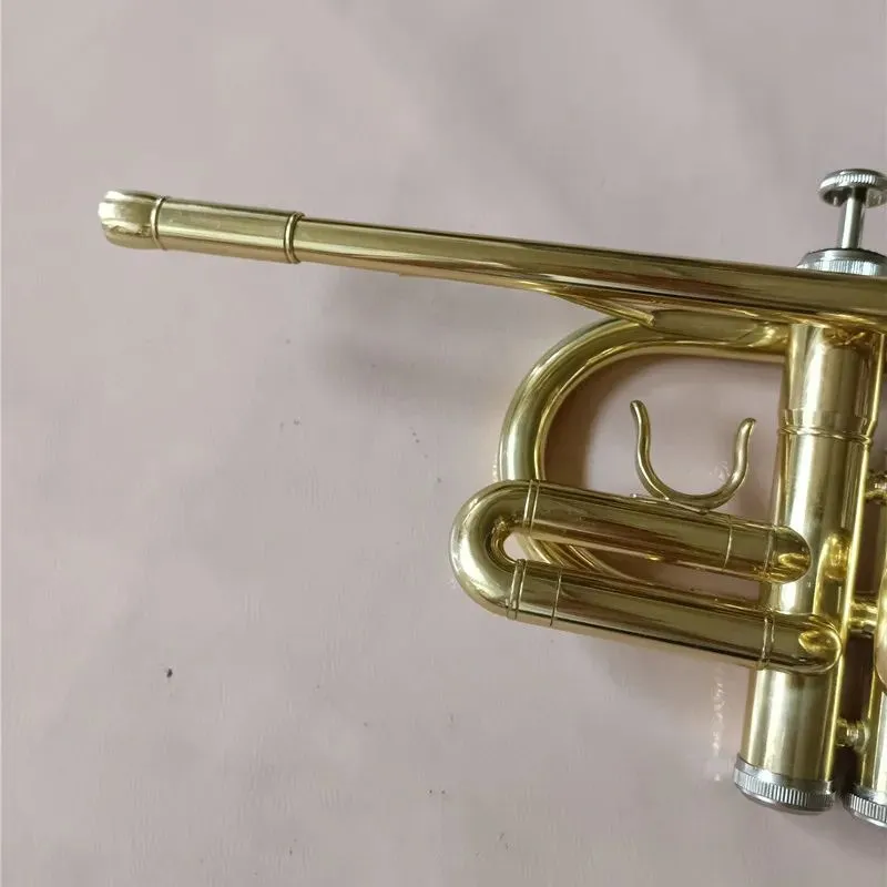 Новый трубный инструмент Баха Bb Trumpet Удлиненная мартовская салютная группа Первый выбор 00