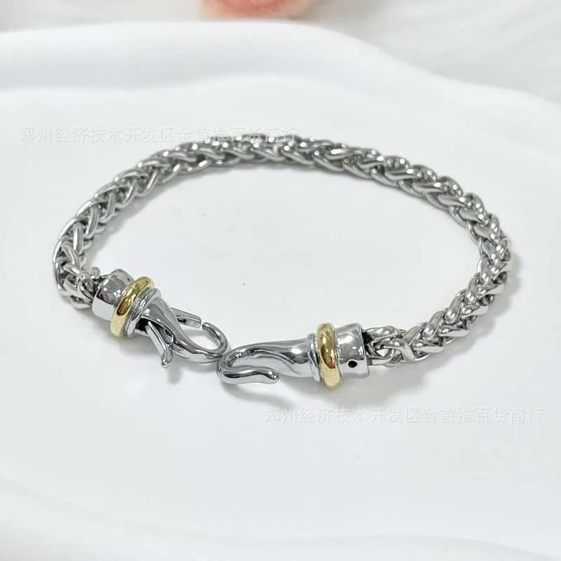 DY Bracelet Designer Classic Jewelry Charm jewelry bracelet Dy Woven Button Head Bracelet Wheat Chain Bracelet Christmas gifts High quality jewelry accessories