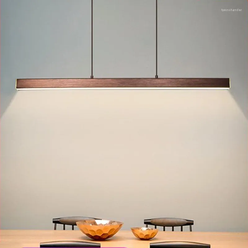 Hanglampen Moderne minimalistische Scandinavische restaurantkroonluchter Bar Eettafel Studie Creatieve gepersonaliseerde LED-binnenverlichting