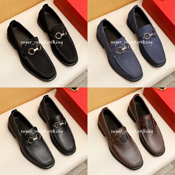 Nouveaux designers chaussures hommes mocassins en cuir véritable hommes d'affaires bureau travail chaussures habillées marque designer fête mariage chaussures plates taille 38-46