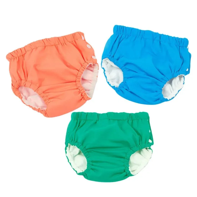 Cloth Diapers Adult Diapers Nappies 3PC Baby Swim Nappy Waterproof Swimwear Baby Reusable Cloth Diaper Infant Swimming Pool Pants Swim Diaper 231024