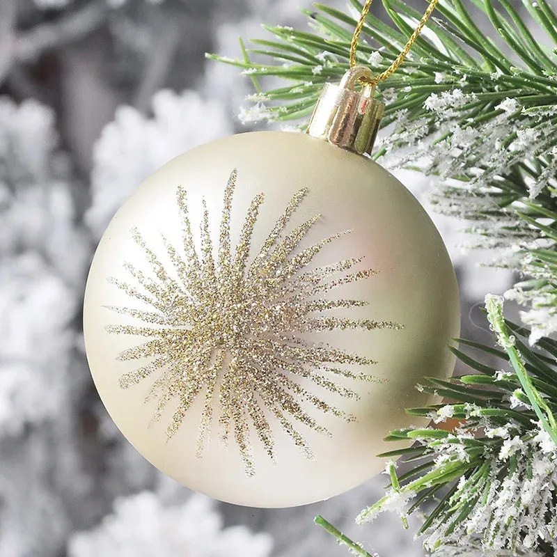 Décorations de Noël boules d'arbre 70 pièces pendentif suspendu boule ornements 2024 fête de noël bricolage pour la maison boules décor 231025