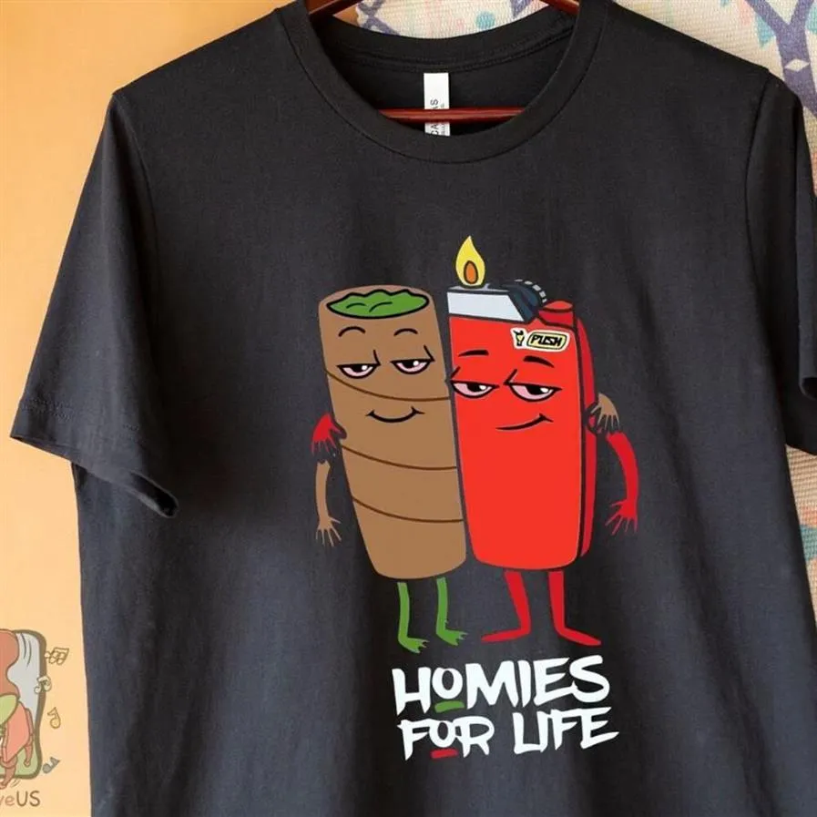 Magliette da uomo Camicia Homies For Life CamiciaUomo231g