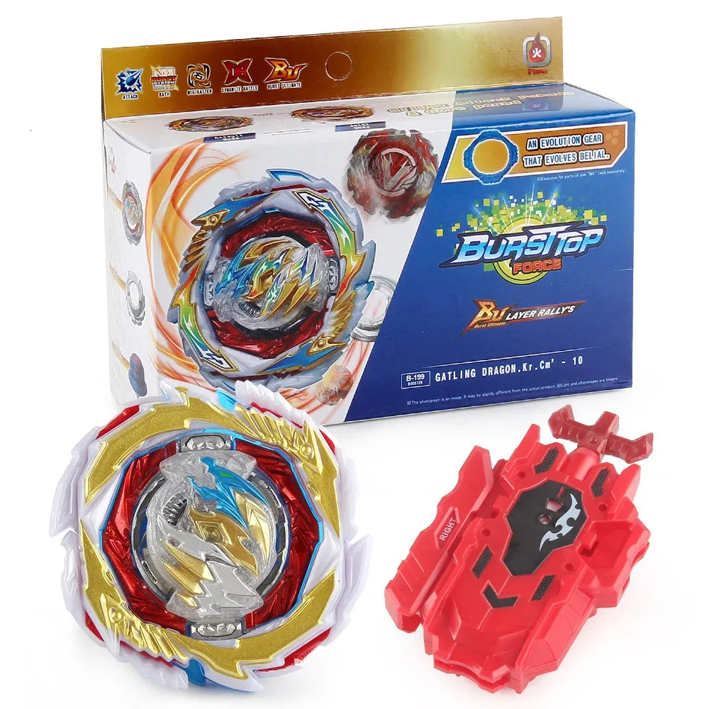 회전하는 탑 베이 블레이드 버스트 B199 사라진 fafnirtpkc3 zest achilles asli 스타터 Xiphoid Xcalibur Xanthus B200 Beyblade Toys Sale 231025