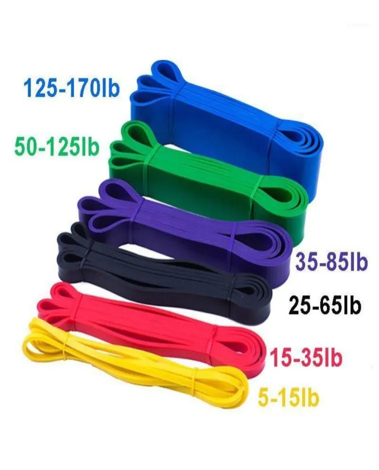 Resistance Bands Fitness Band Pull Up Elastic Rubber Loop Power Set Home Gym Workout Expander Stärker Trainning1347485