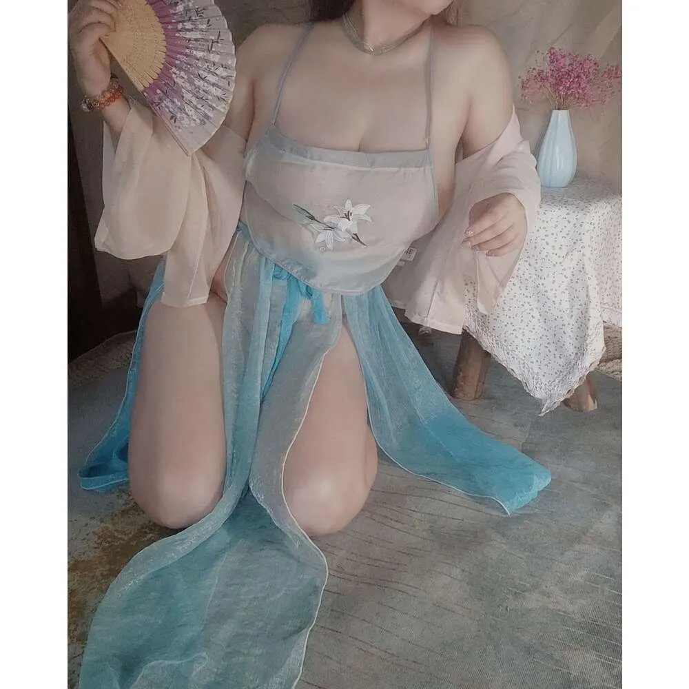 Cosplay Plus Size Erotisch Kostuum Sexy Vrouw Outfit Lingerie voor Sex Porno Chinese Stijl Hanfu Kimono Dunhuang Flying Classic Cosplay