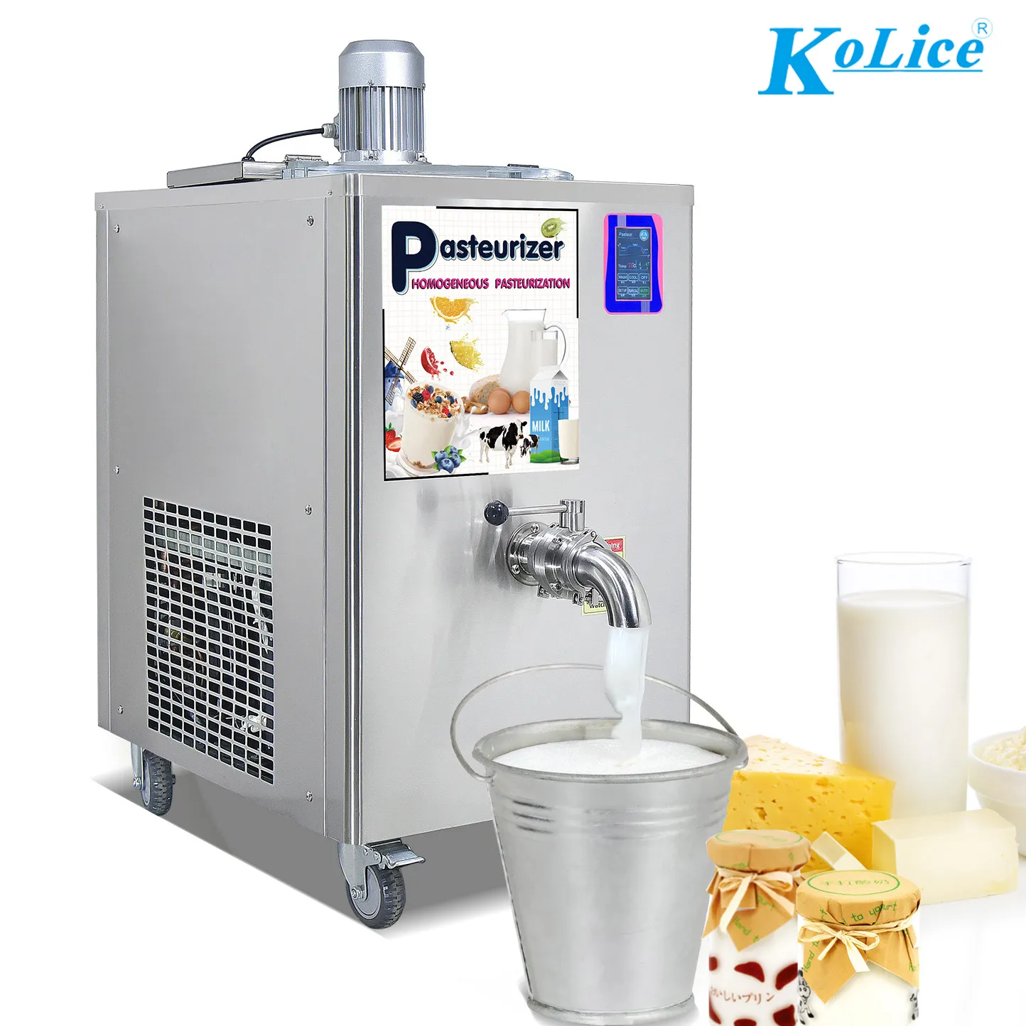 شحن مجاني إلى باب الولايات المتحدة الأمريكية كوليس 36L منخفض وعالي درجات الحرارة المعقم RMachine/Milk Pasteurizer/Milksterivation مع التبريد