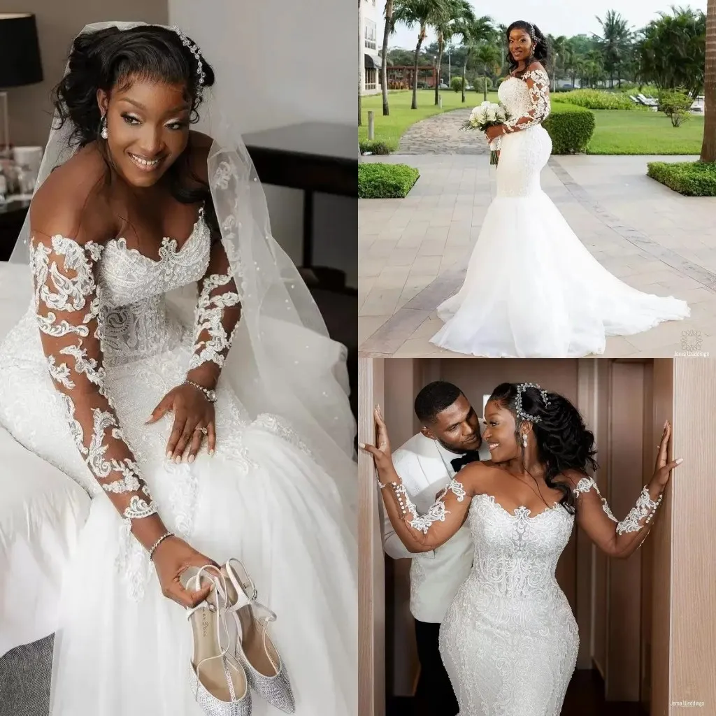 Custom Made Plus Size White Ivory Tulle Deep V Neck Open Back Wedding Dress