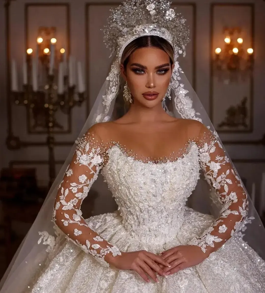 Vestidos de novia con brillo sale