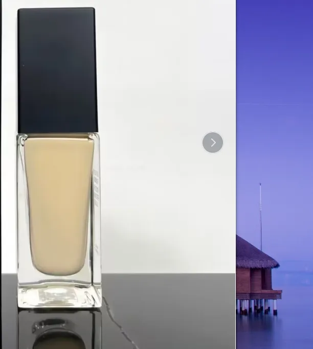 30ml Square Liquid Foundation 5 kleuren LO Siberië /L1 Oslo /L2 Mont Blanc /L3 Gobi /L4 Deauville