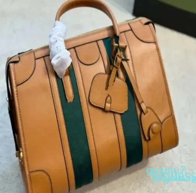 Handbag Designer Duffle Bag Women Business Briefcase Canvas Strap Crossbody