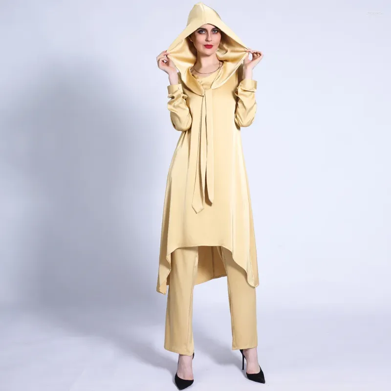 Ropa étnica Venta de Kurtis para mujeres Vestidos Abaya Estilo Peplum Baju Kurung Conjuntos Vestido musulmán islámico