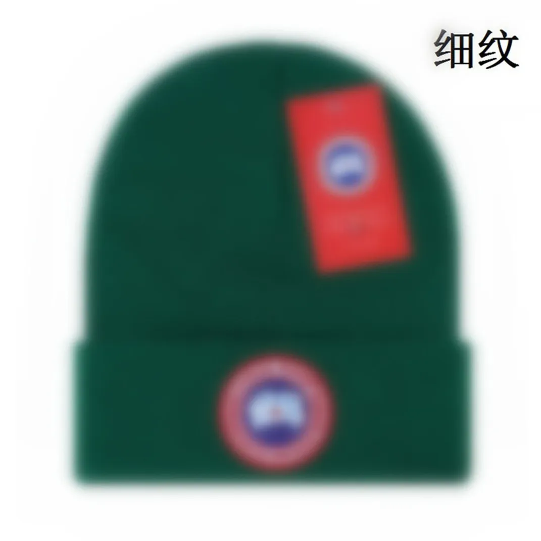 Nouveau Canada hiver tricoté chapeau de luxe bonnet printemps automne unisexe brodé logo laine d'oie hommes femmes chapeaux S-16