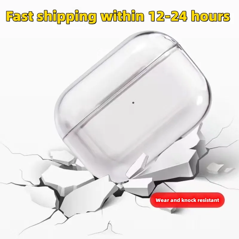 AAA+ Quality For Apple Airpods Pro 2 2nd Generation airpod 3 pros Headphone Accessories Solid Silicone Protective Earphone Cover Wireless Charging Shockproof Case