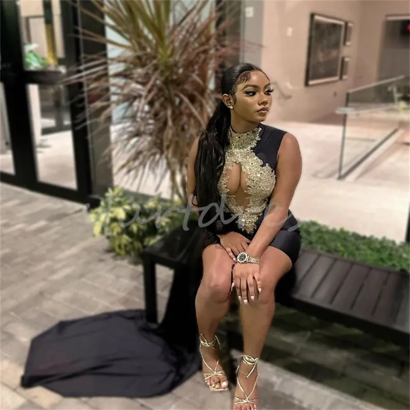 Gold heels with black dress online