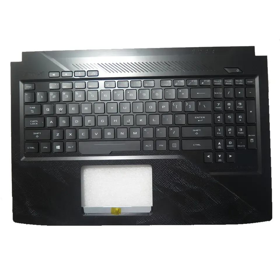 Laptop Palmrestkeyboard dla ASUS GL503VM-1D Nowa czarna okładka z podświetleniem bez Touchpad US English 90NB0GI4-R31US0 V170146ES1