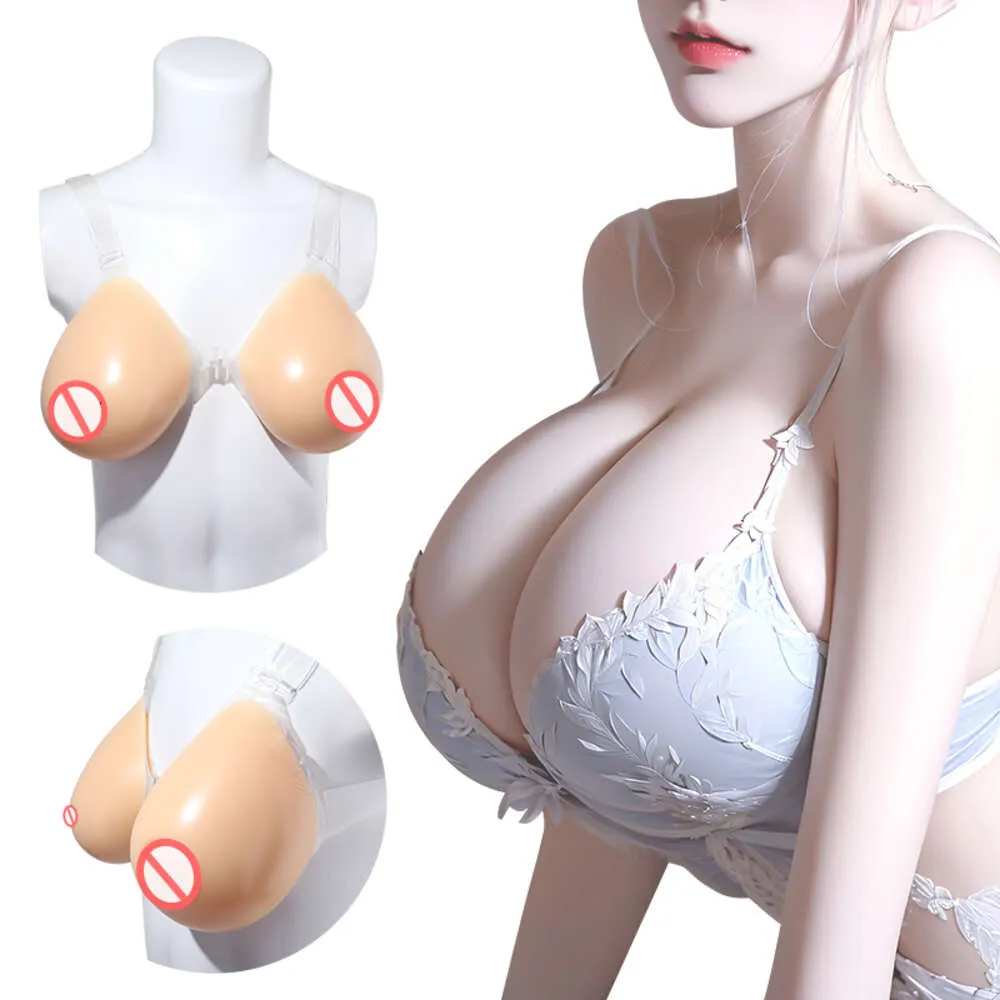 Catsuit Costumes OneFeng 1800-2000g/par Realistic Artificial Silicone Breasts Fake Big Boobs Enhancer Chest Bust Tits For Transgender