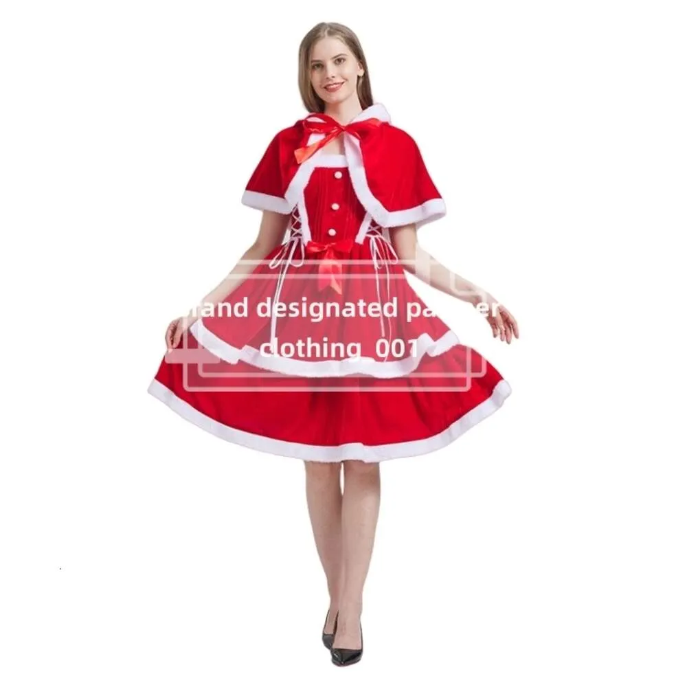 Costume de Cosplay de noël pour femmes, Costume de styliste de mode, nouveau Costume de thème de fête de noël médiéval, Costume de noël