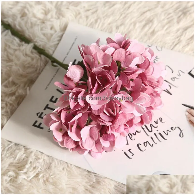 artificial flowers hydrangea silk flowers hydrangea flowers artificial for wedding home party decoration