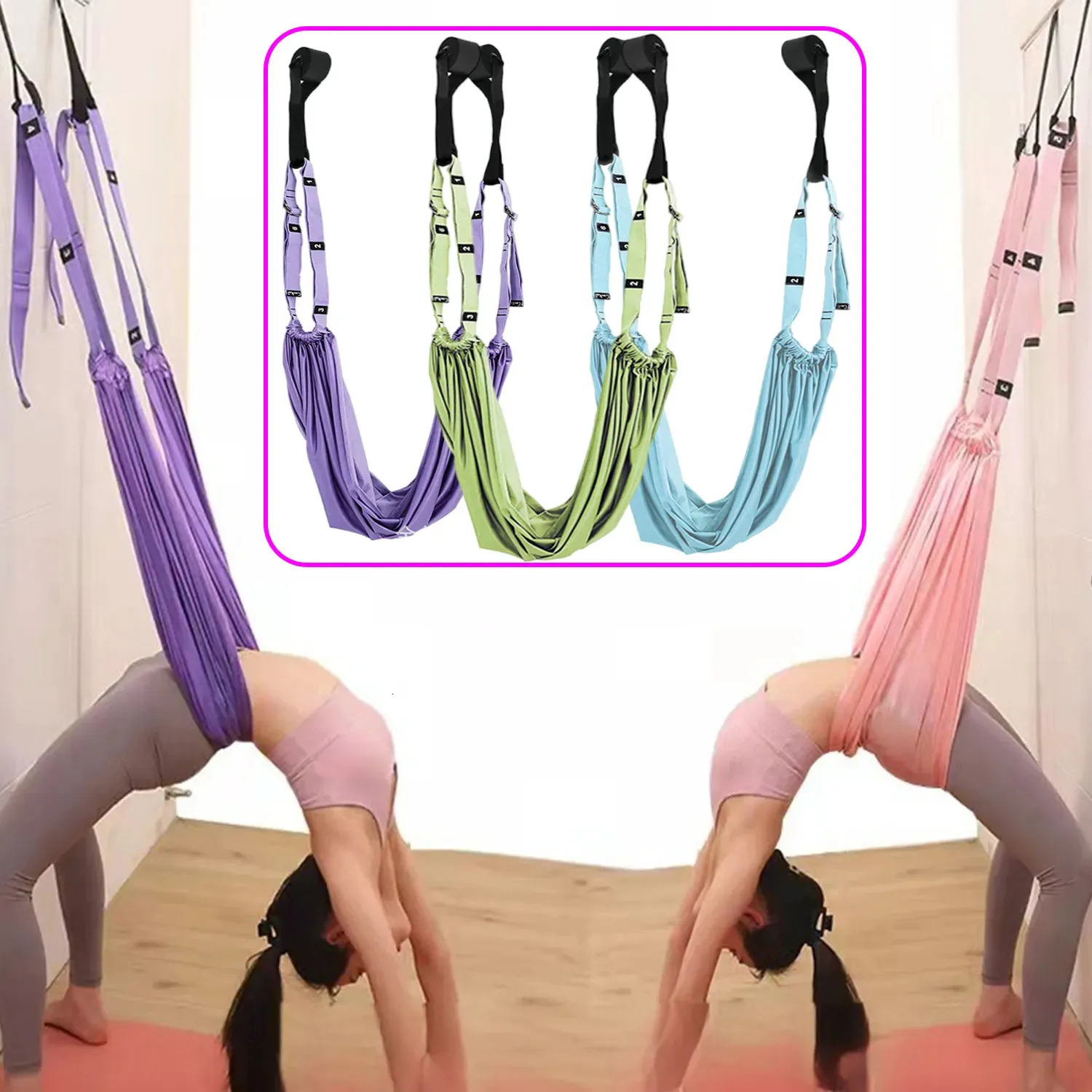 Save Big on Bulk Ballet Stretch Band Yoga Bands Fitness Stretching Strap  With Waist Resistance Bands, Leg Stretch Assist Trainer Belt For  Gymnastics,