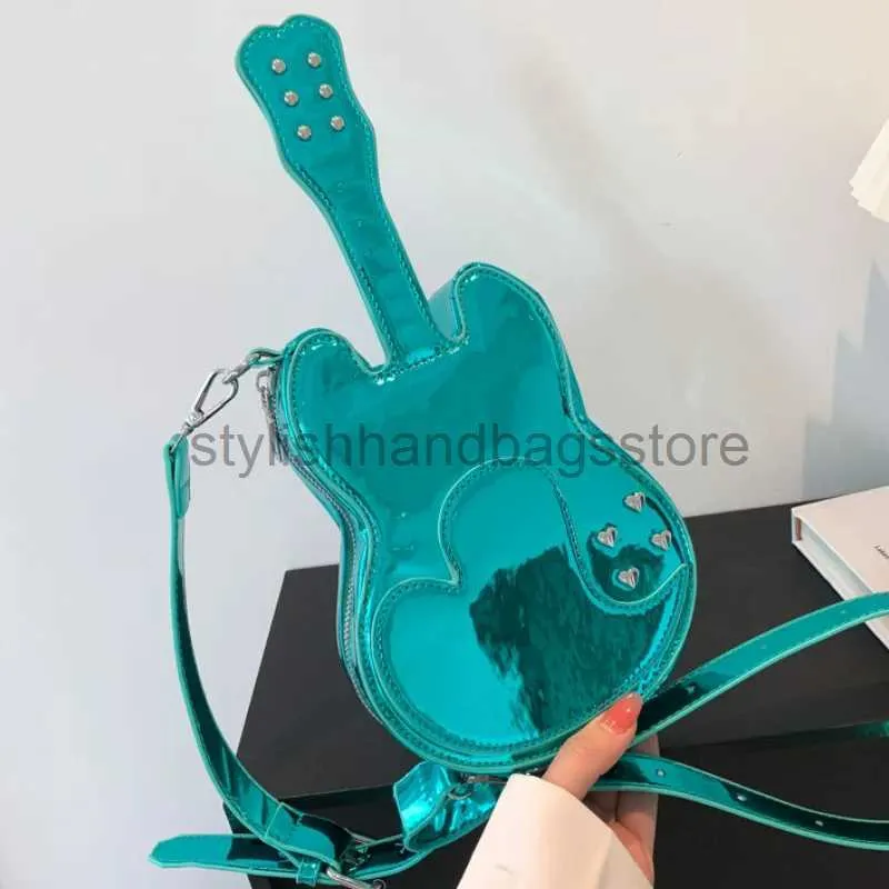 Sacs à bandoulière Sacs à main Sac en cuir verni pour femmes 2023 Mode personnalisée Sac à bandoulière pour femmes Qualité Party Fun Violon Body Bagstylishhandbagsstore