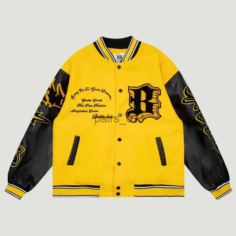 Herrenjacken Vintage Hip Hop Baseballjacken Herren Harajuku Brief Sonne Mond Stickerei Patchwork Mäntel Streetwear Lose Varsity Jacke Unisex YQ231025