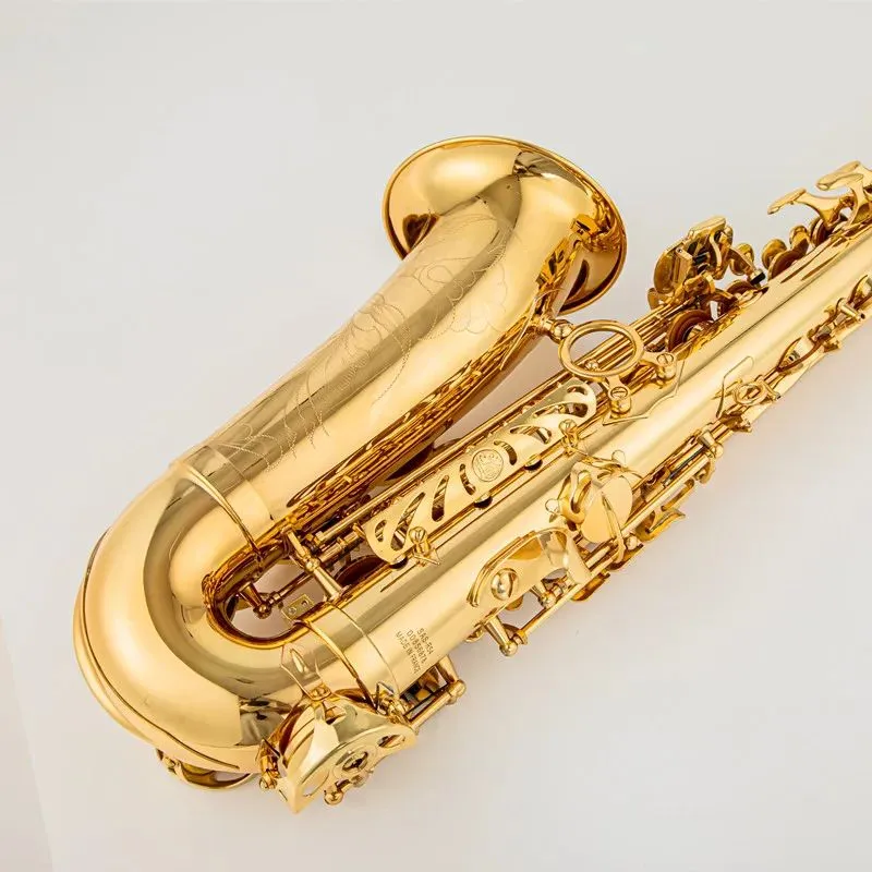 Alto Saxophone Référence SAS-54 Antique Cuivre Plaqué E-flat Instrument de Musique Professionnel Avec Embouchure Reed Neck Free Ship