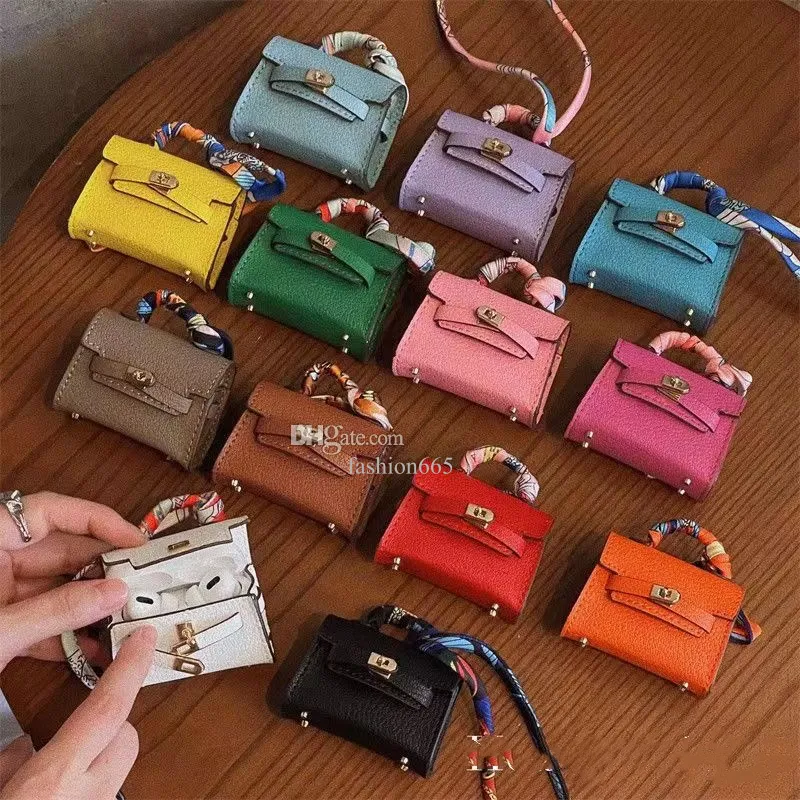 Universele designer sleuteltas voor heren en dames, mode lederen tas, sleutelhanger, mini-portemonneehouder, tas in 19 kleuren
