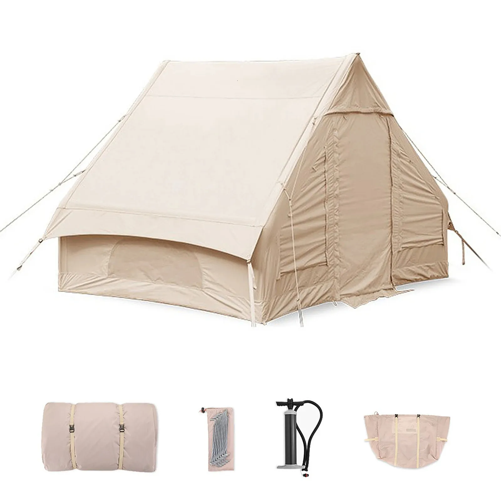 Tält och skyddsrum vattentät uppblåsbart tält camping tält solskydd för utomhusfiske vandring caping backpacking reser 231024
