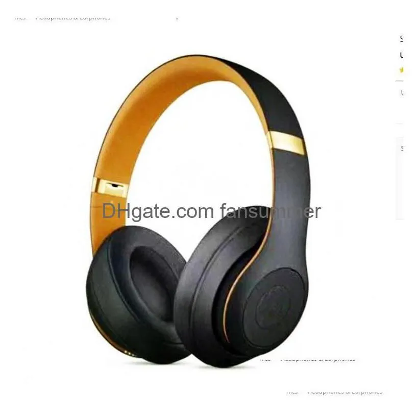 headphones earphones st3.0 wireless stereo bluetooth headsets foldable earphone animation showing drop delivery electronics dhtcc