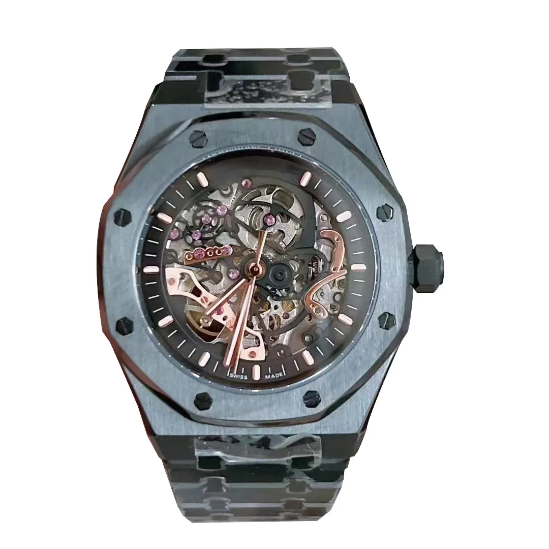 Sınırlı Edition Yüksek kaliteli erkek tasarımcı UI birinci sınıf otomatik lüks saat paslanmaz çelik 904L cam su geçirmez moda spor saati