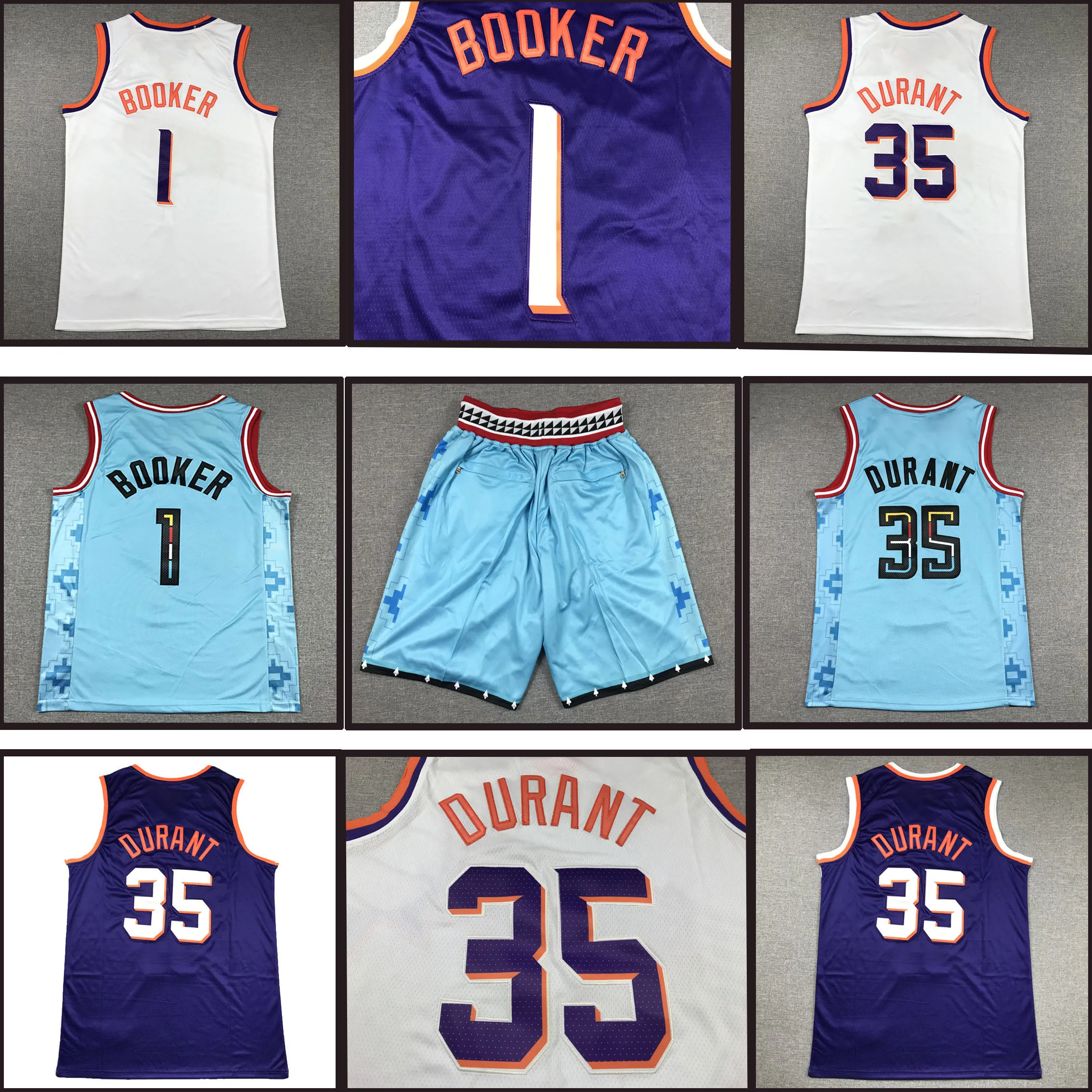 24 neue Basketball-Trikots Booneker Durante Pauthhel Herren, hochwertiges Design, Basketball-Trikots, bequeme Outdoor-Bekleidung, Anzahl kann individuell angepasst werden