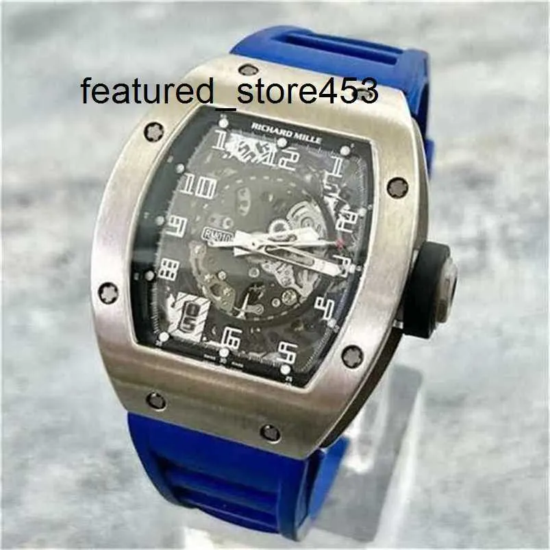 Movement Watch Richd Mill Swiss Watch Factory Tourbillon Automatic Movement Rm Womens Wrist Rm010 Titanium Metal Barrel Type Hollow