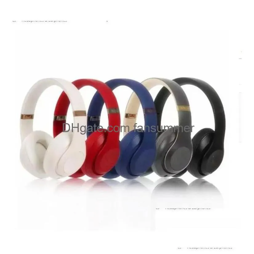 headphones earphones st3.0 wireless stereo bluetooth headsets foldable earphone animation showing drop delivery electronics dhtcc