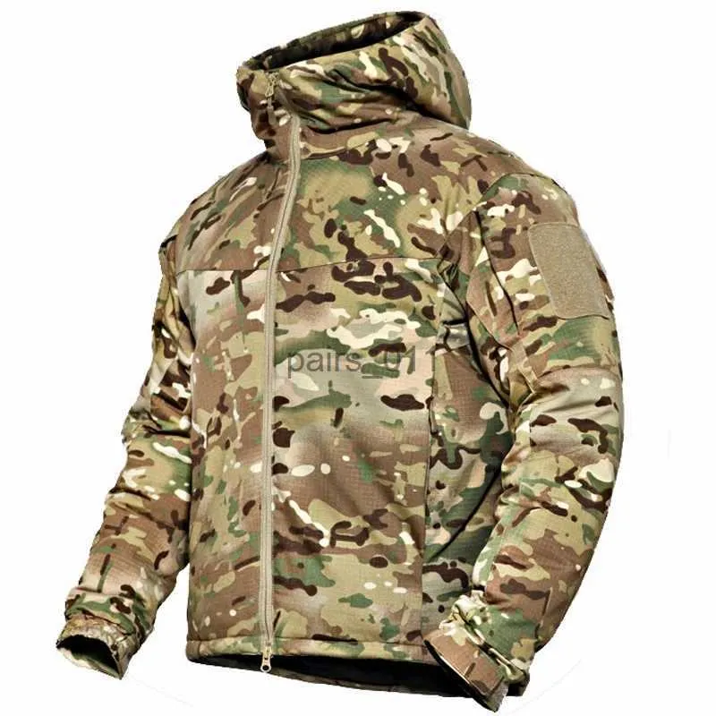 Jackets M65 Winter Tactical Parka Outdoor Warm Camouflage Military Coat Multicam Hoodie Outwear Dropship Casual Multi Pockets YQ231025