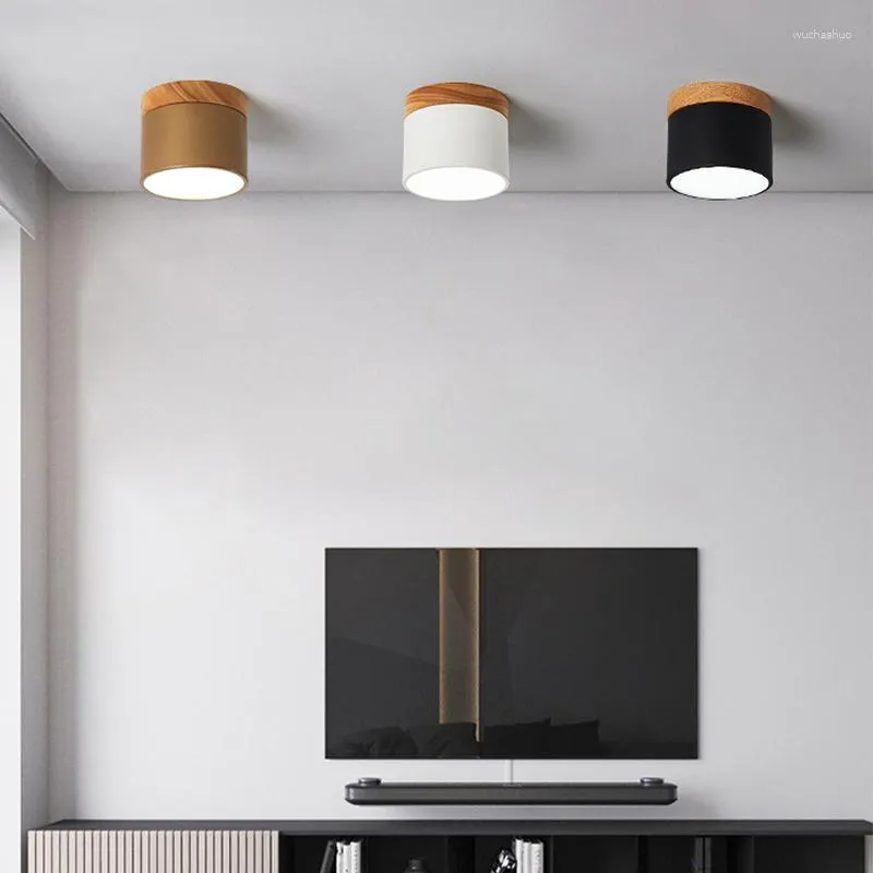 مصابيح السقف المعكرون الحديثة لغرفة النوم غرفة المعيشة corrider الممر LED LED NORDIC Home Decor