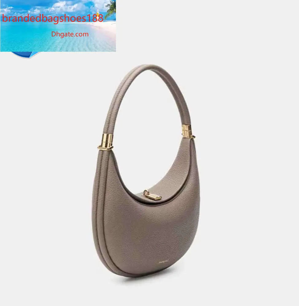 Songmont Luna 2023 Luxury Designer Underarm Hobo Shoulder Bag Half Moon Leather Purse clutchs bag Handbag New style Fashion goes with everythi