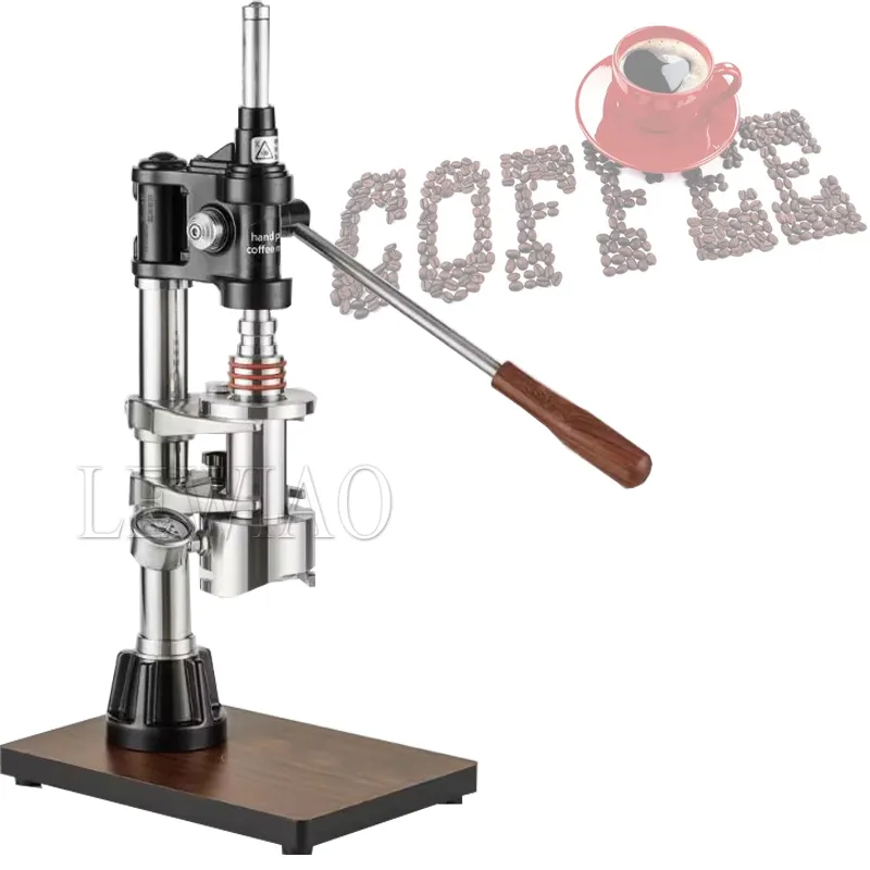 Machine à café expresso de Style levier à usage domestique, de haute qualité, bon marché, avec barre de traction, équipement manuel italien