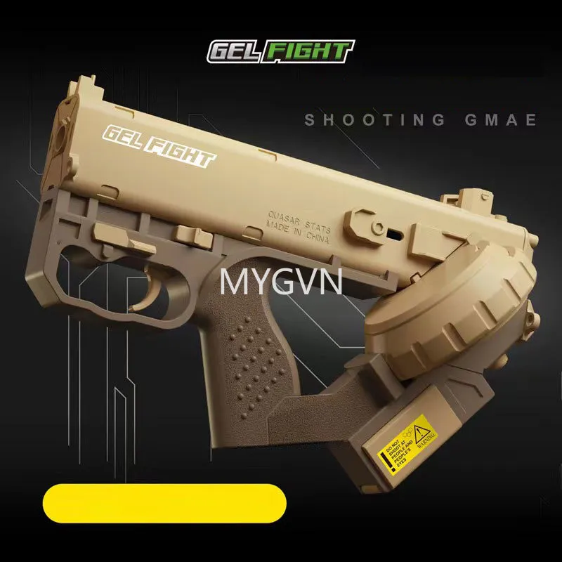 Asgard Gelsoft Hydrogel Pistole PZ-617A Vollautomatisch – 5000 Schuss Gel Munition, 7–8 Mm – Outdoor Blaster 0,5 Joule – Inkl. Akku, Ladegerät & Schutzbrille