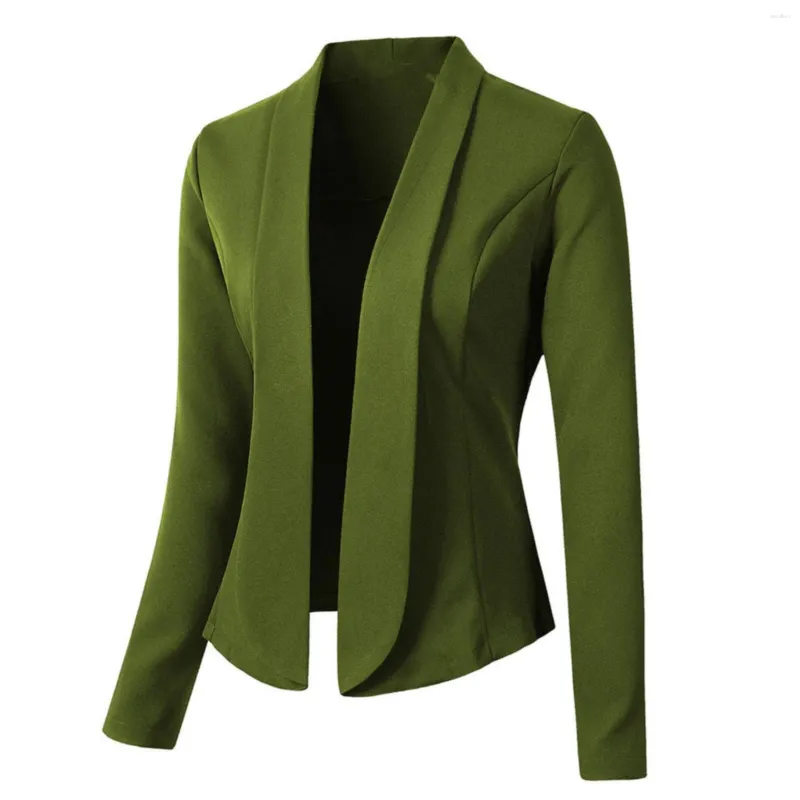 여자 정장 2023 스프링 가을 캐주얼 정장 긴 소매 옷깃 작은 재킷 짧은 코트 패션 매일