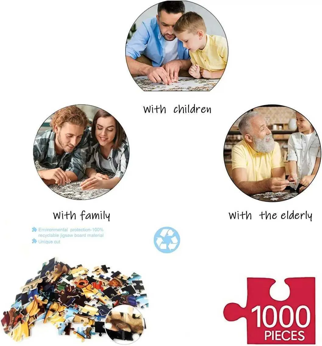 Puzzles Round Jigsaw Puzzle For Adults Zodiac Horoscope Constellation ...