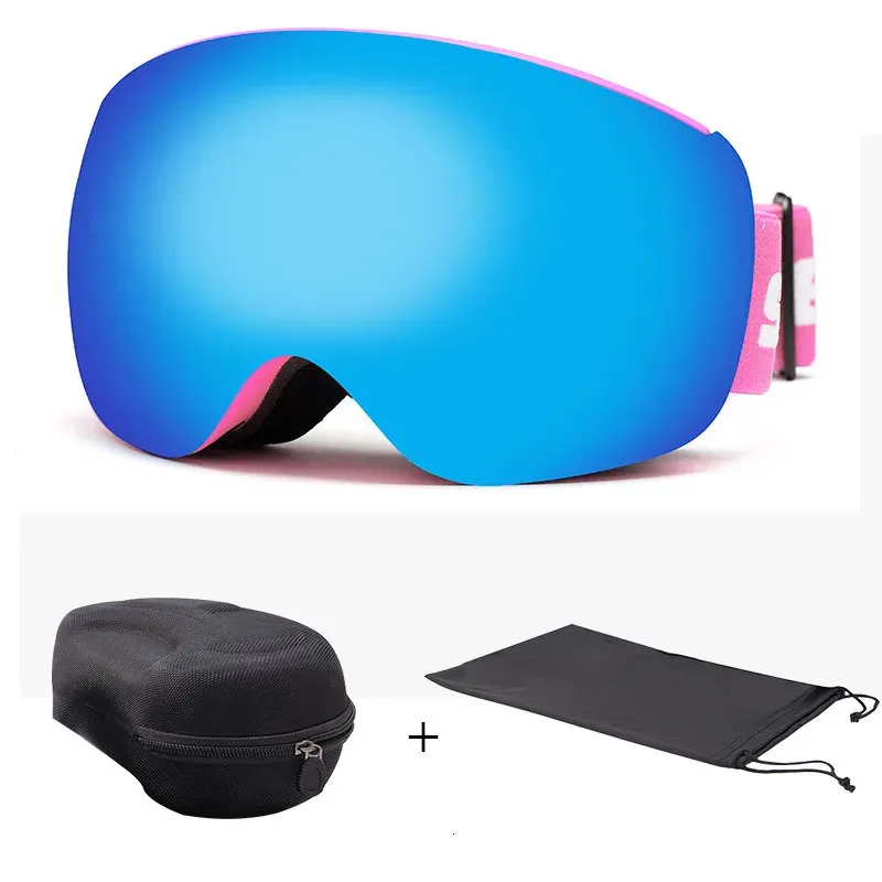 Lunettes de Ski pour adultes, coupe-vent, Double couche, antibuée, Protection des yeux, pour hommes et femmes, 2023, 231024