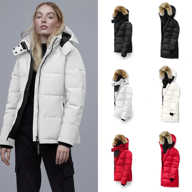 Dicke Frauen Parka Winter Warme Pelz Abnehmbare Kapuze Daunenjacke Frauen Schlanke Mäntel Hohe Qualität Doudoune Oberbekleidung s 998