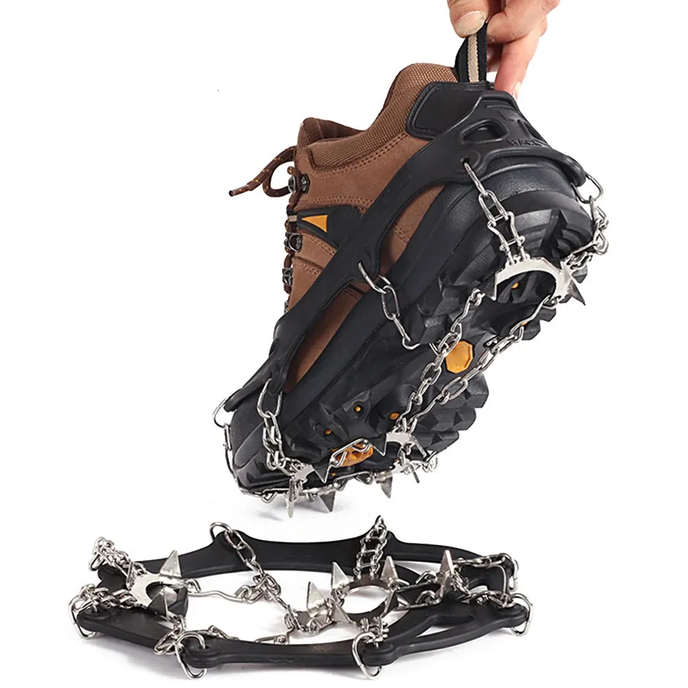 Livegym.1025　Crampon EVETTESCHAEFFER Stainless Steel Mountaineering Snow Crampons For Hiking With